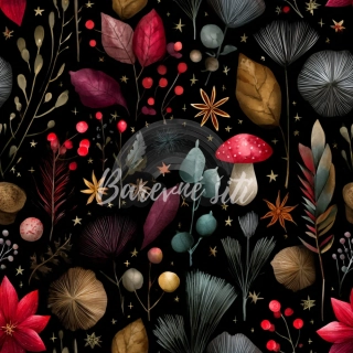 Teplákovina, Podzimní přírodniny na černé (E)