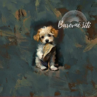 Úplet, Štěňátko s botou, panel (E)