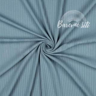 Žebrovaný úplet Amy, Staromodrá (E)