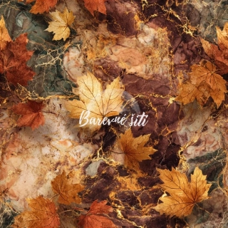 Úplet, Podzimní listy v mramoru (E)