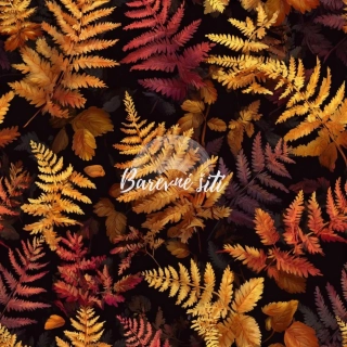 Teplákovina, Podzimí listy kapradiny (E)