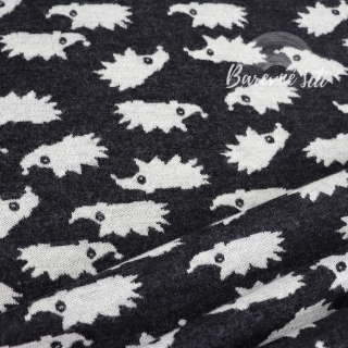 Merino Ježeček grafit a krém (E)