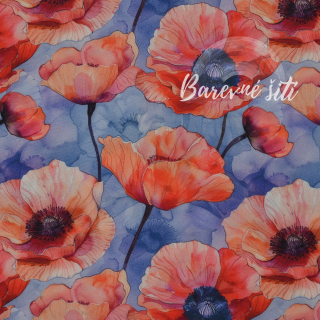 Viskoza, Máky modrofialové (E)