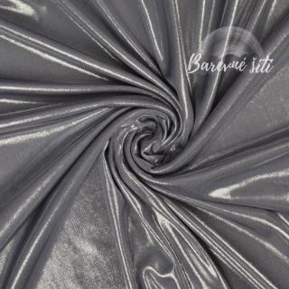 Společenský úplet Metalic STŘÍBRNÁ (E)