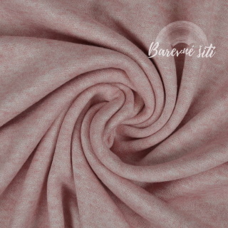 Angorová svetrovina, Růžový melír (E)