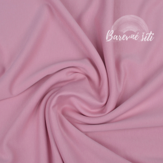 Teplákovina MÁSLOVÁ Růžová 300g (E)