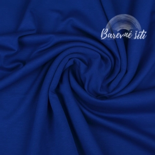 Teplákovina MÁSLOVÁ Kobalt 260g (E)