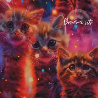 Úplet, Kočičky, růžová svítivá (E)