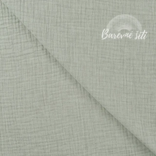 Mušelín melír Dusty mint (E)