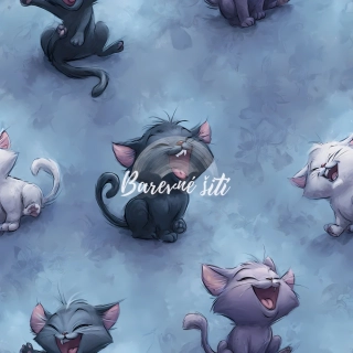 Úplet, Mňoukající koťátka na modrošedé (E)