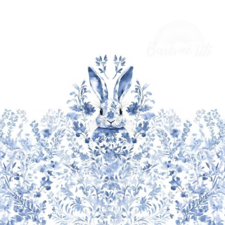 Úplet, Modrobílý zajíček, panel (E)