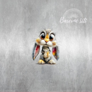 Úplet, Králíček s obrovskýma ušima, panel (E)