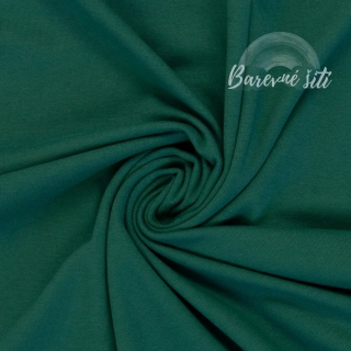 Piké, bavlněný úplet Zeleň 266 (E)