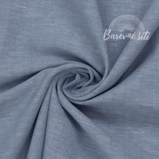 Len s bavlnou Jeans efekt Denim (E) 1,15m/ks
