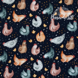 Úplet, Slepice na tmavé (E)