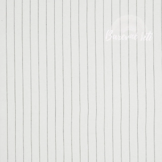 Viskoza se lnem Bílá, pruhy (E)