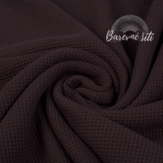 Teplákovina 3D Hnědá (E)