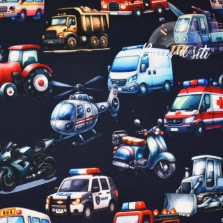 Jarní softshell Auta všeho druhu (E)