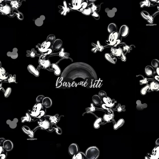 Jarní softshell Mickey na černé (E)