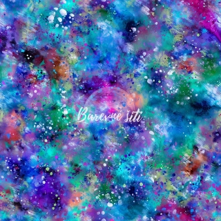 Jarní softshell Modrobarevná exploze (E)