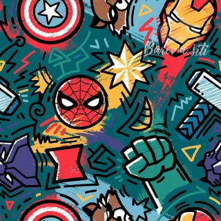 Jarní softshell Hrdinové z komiksu (E)