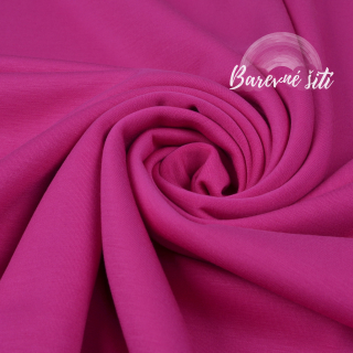 Teplákovina MÁSLOVÁ Cyklámen 260g (E)