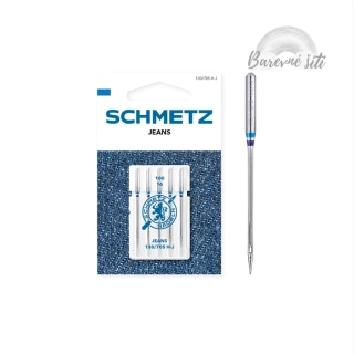 Strojová jehla 100/16 Jeans Schmetz (E)