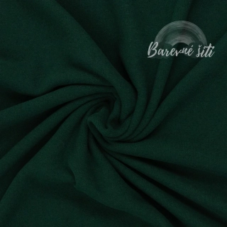 Hebká svetrovina počesaná Lahvově zelená (E)