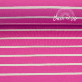 Úplet, Barbie růžová s pruhy (E) 0,90m/ks