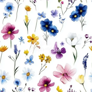 Kimo, Něžné kvítí na bílé (E)