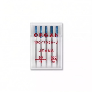 Strojová jehla 90+100 Jeans Organ (E)