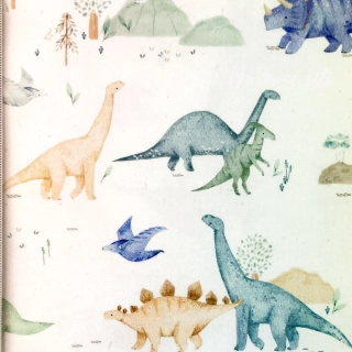 Úplet, Dinosauři, ecru (E)
