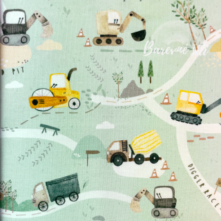 Úplet, Stavební stroje, zelenkavá (E)