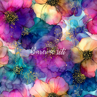 Venezia, Duhové akvarelové květy (E)