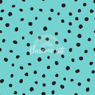 Venezia, Nepravidelné černé puntíky na tyrkysové (E)