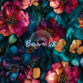 Venezia, Rudé květy na petrolejové (E)