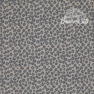 Žebrovaný úplet, Leopard béžový (E)
