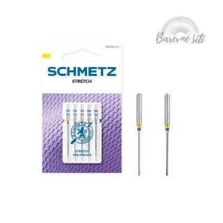 Strojová jehla 3x75, 2x90 Stretch Schmetz (E)