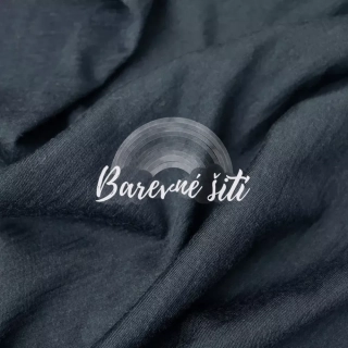 Letní merino úplet, Navy (E) 0,57m/ks