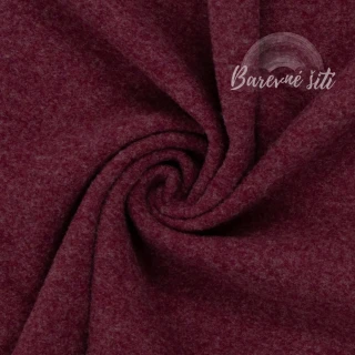 Merino fleece Vínová (E)