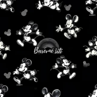 Zimní softshell Mickey na černé PŘEDOBJEDNÁVKA (P)